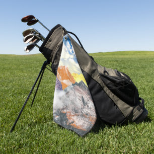 Mountains (photo montage) 1 golf towel