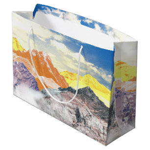 Mountains (photo montage) 1 large gift bag