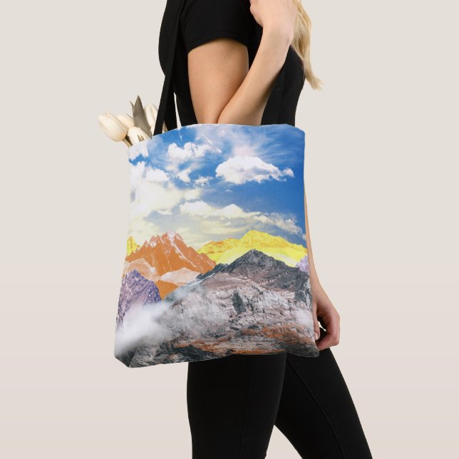 Mountains (photo montage) 1 tote bag (Close Up)