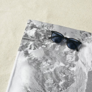 Mountains (photo montage) 3 beach towel