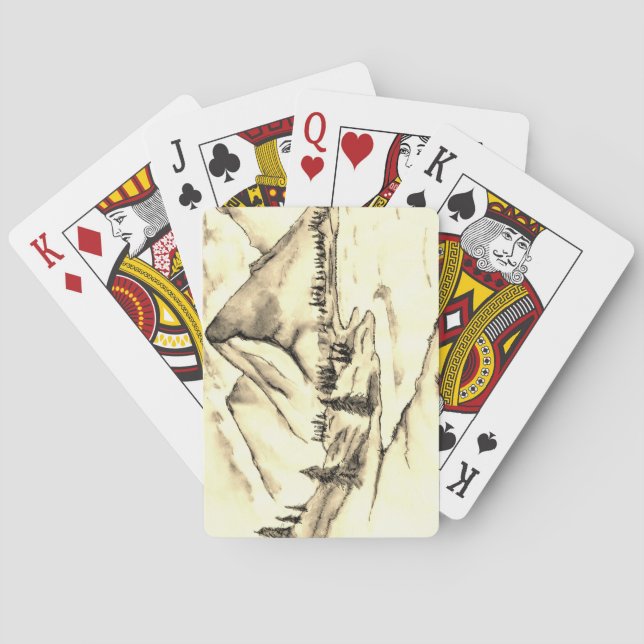 Mountains Playing Cards (Back)