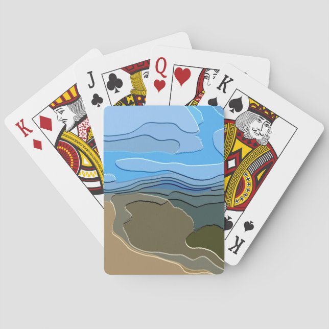 MOUNTAINS  PLAYING CARDS (Back)