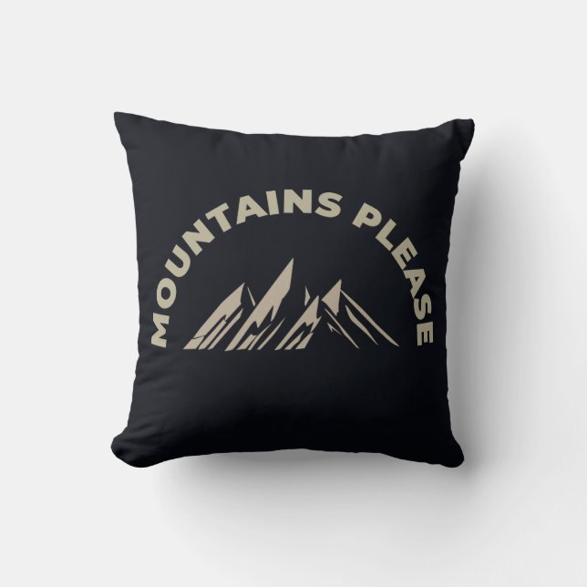Mountains please cushion (Front)