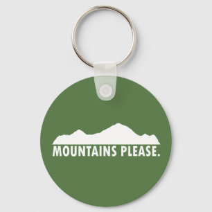 Mountains Please Key Ring