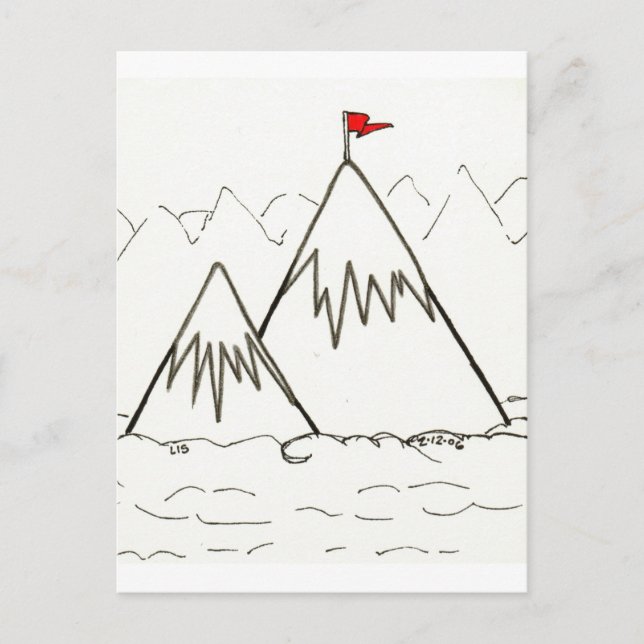 Mountains postcard (Front)