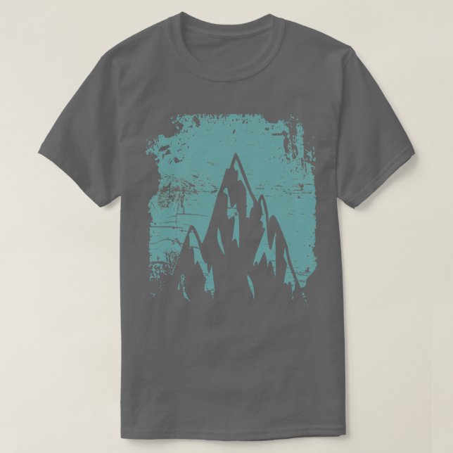 Mountains Retro Design T-Shirt (Design Front)