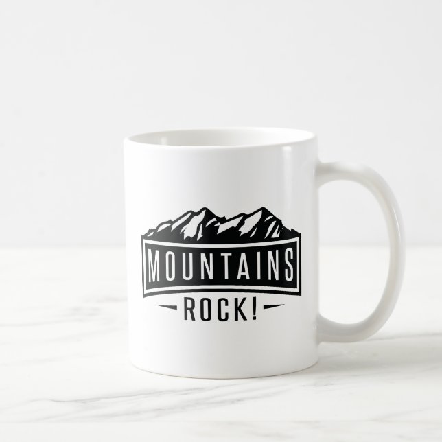 Mountains Rock Coffee Mug (Right)