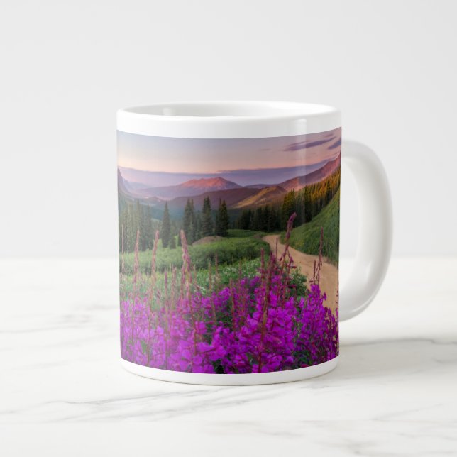Mountains | Rocky Mountains, Colorado Large Coffee Mug (Front Right)