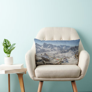 Mountains Rocky Mountains, Colorado Lumbar Cushion