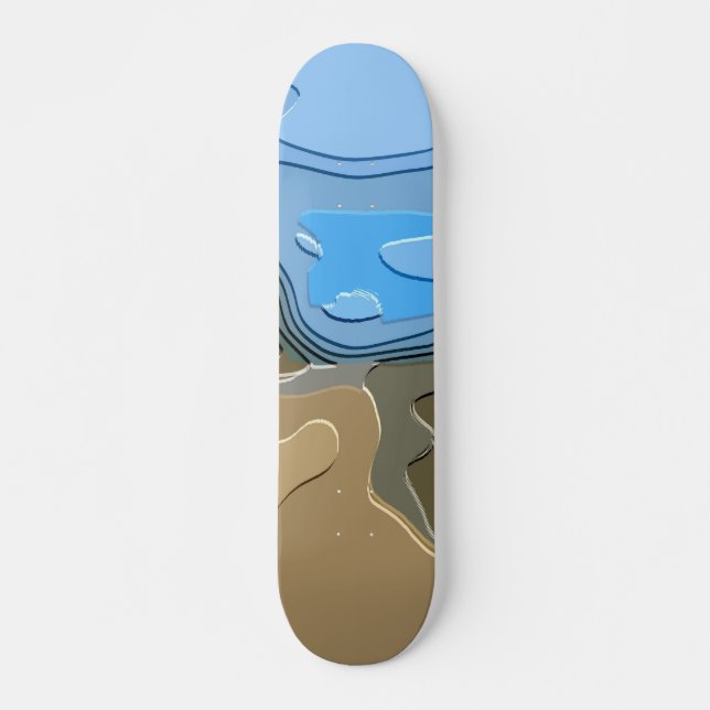 MOUNTAINS SKATEBOARD (Front)