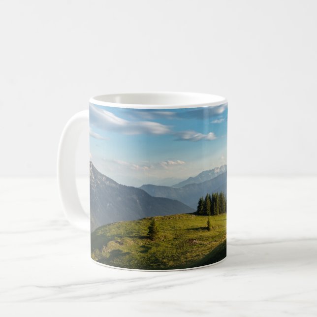 Mountains | Spitzingsee Lake, Swiss Alps Coffee Mug (Front Left)