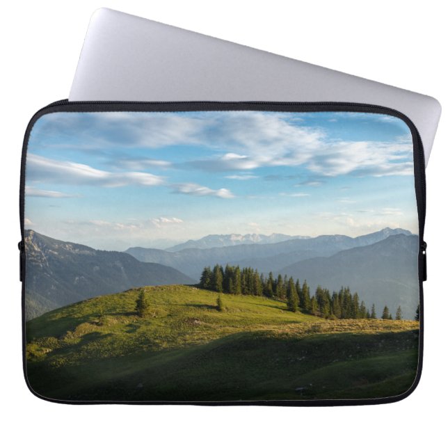 Mountains | Spitzingsee Lake, Swiss Alps Laptop Sleeve (Front)
