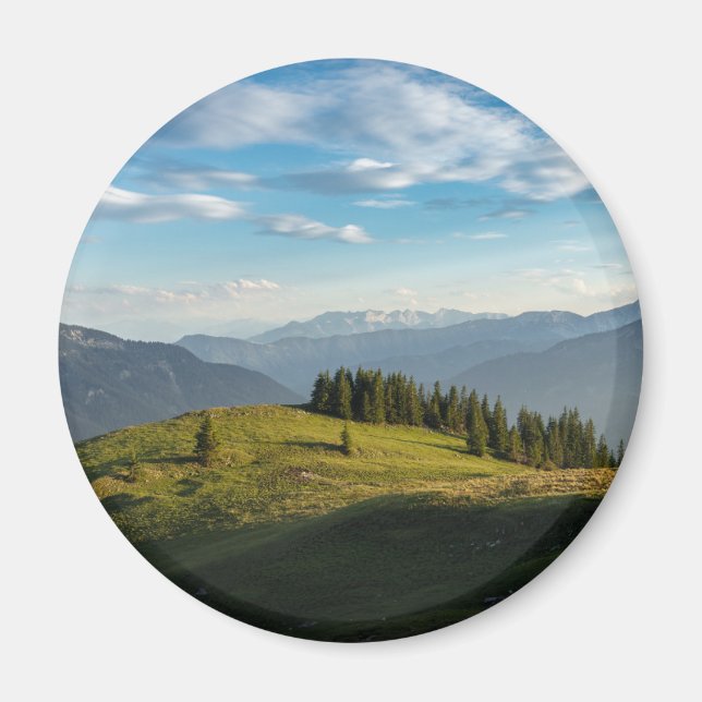 Mountains | Spitzingsee Lake, Swiss Alps Magnet (Front)