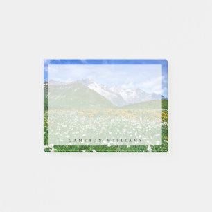 Mountains Swiss Alps Valley Spring Post-it Notes
