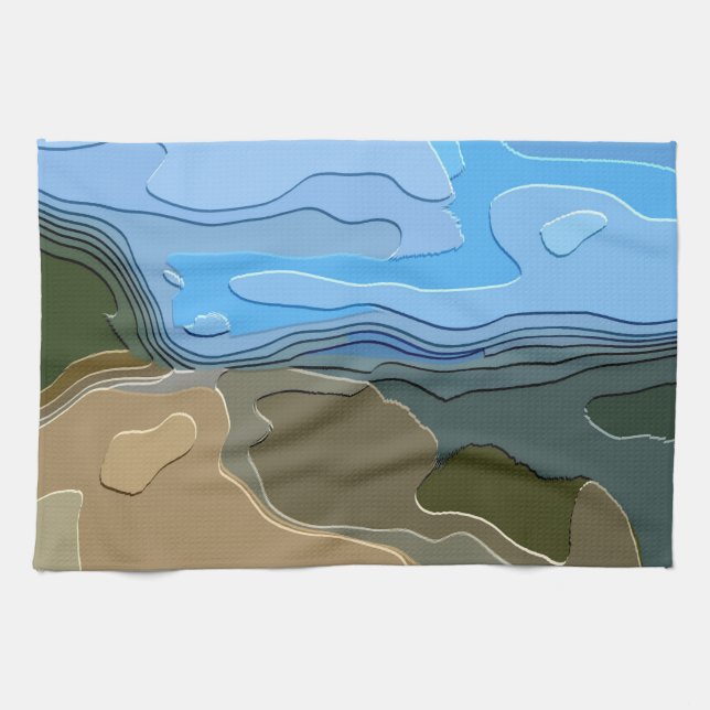 MOUNTAINS TEA TOWEL (Horizontal)