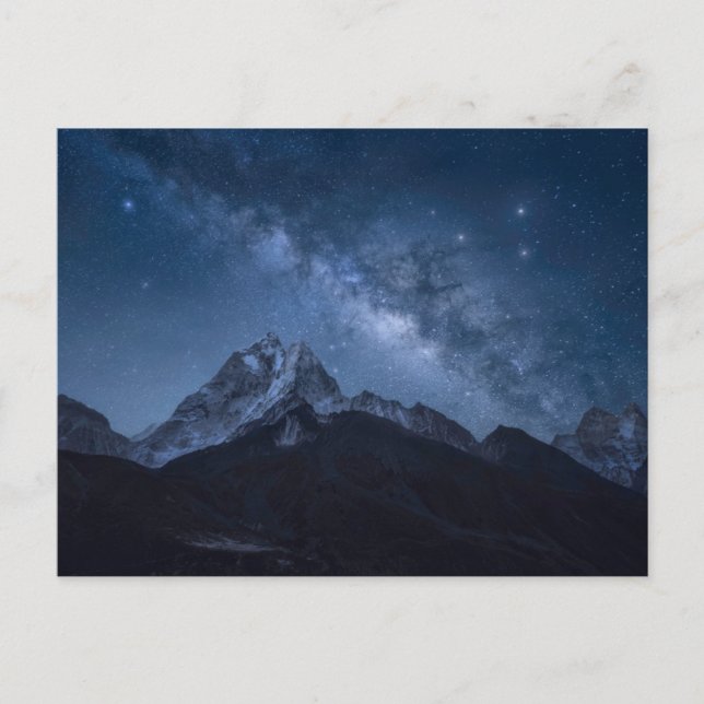 Mountains | Thamserku Mountain, Nepal Postcard (Front)