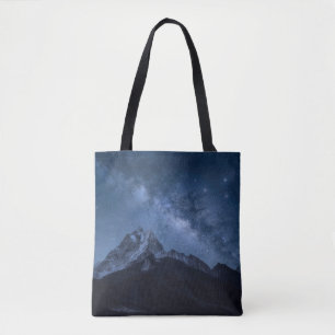 Mountains Thamserku Mountain, Nepal Tote Bag