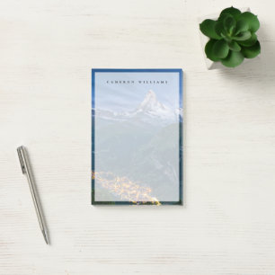 Mountains   The Matterhorn, Zermatt, Swiss Alps Post-it Notes
