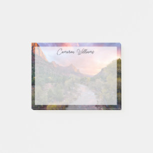 Mountains The Watchman Zion Nathional Park Utah Post-it Notes