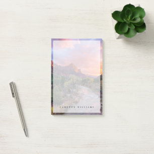 Mountains The Watchman Zion Nathional Park Utah Post-it Notes