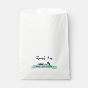 Mountains Themed Baby Shower Favour Bags