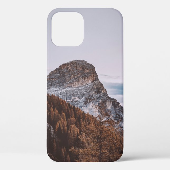 MOUNTAINS UNDER WHITE SKY Case-Mate iPhone CASE (Back)