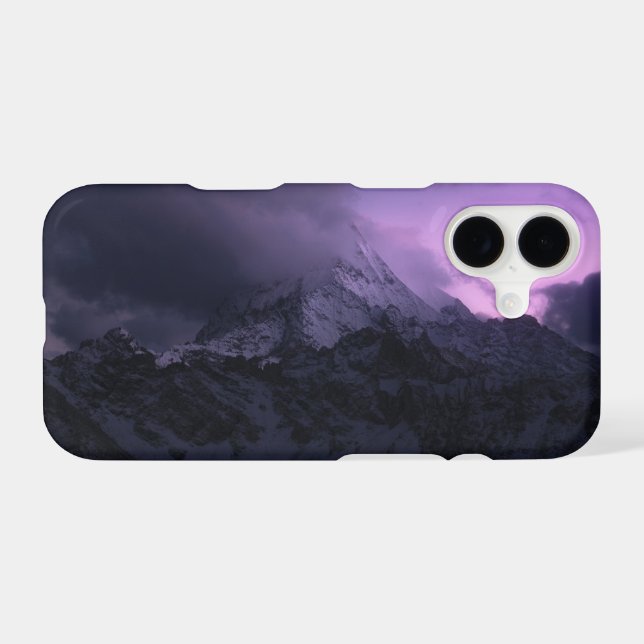 Mountains | Yading National Park, Sichuan, China iPhone Case (Back Horizontal)