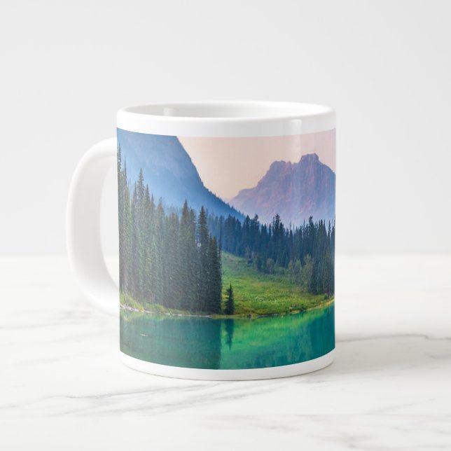 Mountains | Yoho National Park, British Columbia Large Coffee Mug (Front Left)