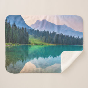 Mountains   Yoho National Park, British Columbia Sherpa Blanket