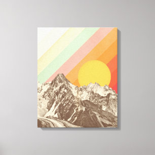 Mountainscape 1 Florent Bodart Canvas Print