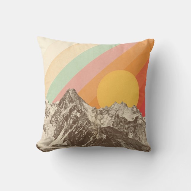 Mountainscape 1 | Florent Bodart Cushion (Front)