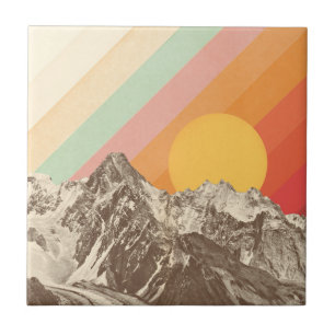 Mountainscape 1 Florent Bodart Tile