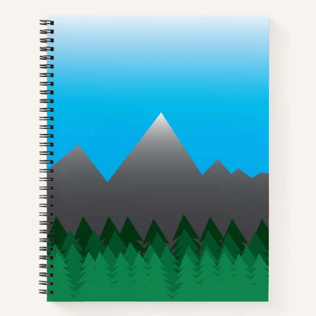 Mountainscape Notebook (Front)
