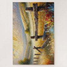 "MOUNTAINSIDE" JIGSAW PUZZLE – LANDSCAPE SERIES