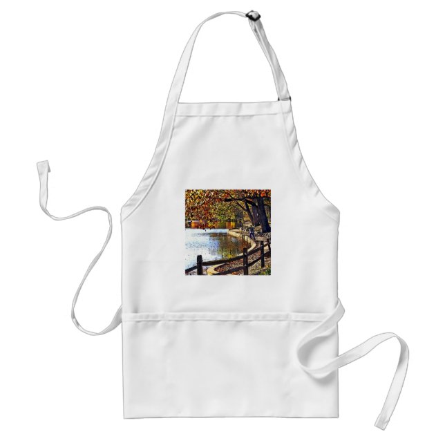 Mountainside NJ - Fishing in Echo Lake Park Standard Apron (Front)