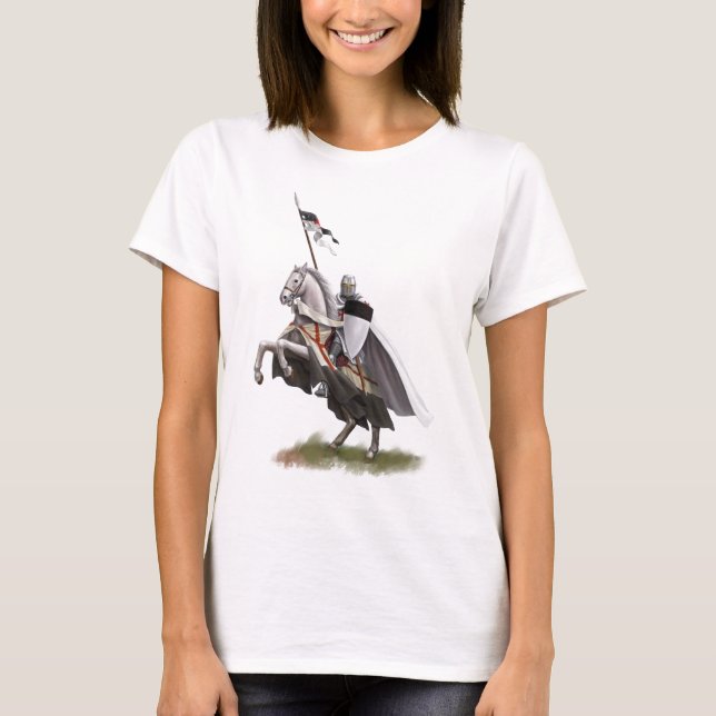 Mounted Knight Templar T-Shirt (Front)