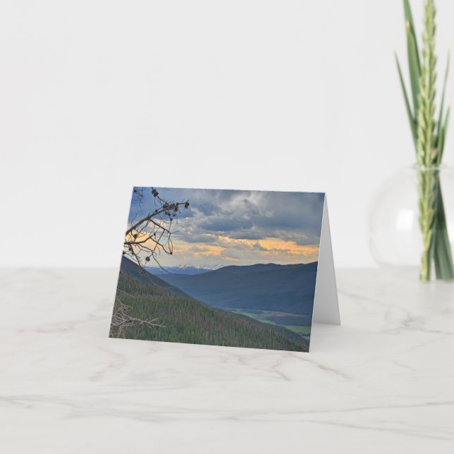 Mountian Landscape Note Card (Front)