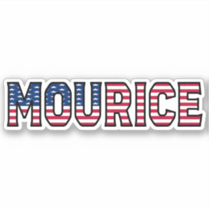 Mourice Name Vorname USA Sticker Stickerset
