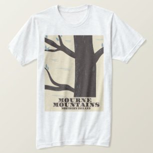 mourne mountains northern ireland travel poster T-Shirt