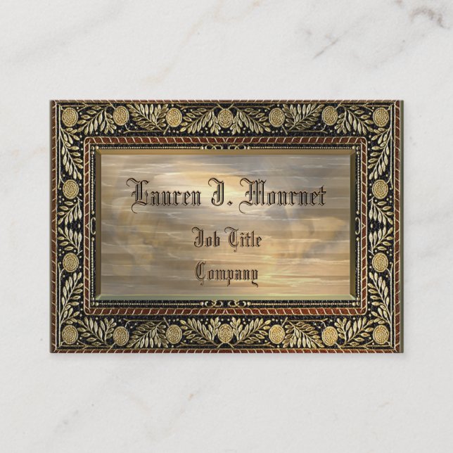 Mournet  Customisable Business Card (Front)