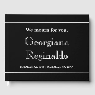 Mournful & Elegant Memories Guestbook