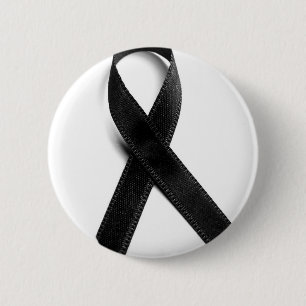 Mourning - Black Ribbon 6 Cm Round Badge
