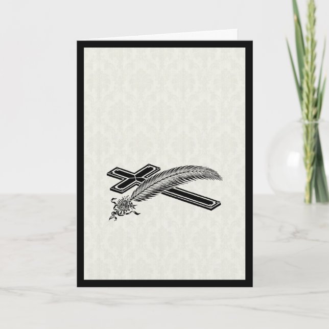 Mourning Card (Front)