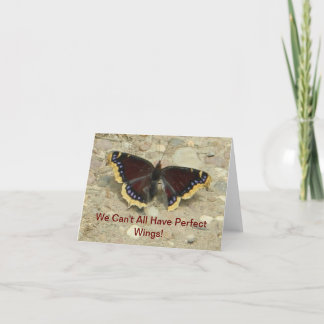 Mourning Cloak Butterfly Greeting Card