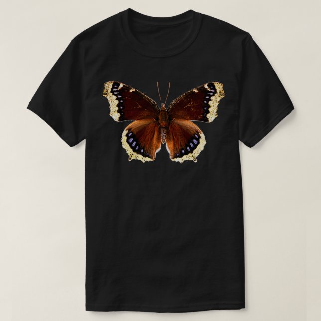 Mourning Cloak Butterfly Nymphalis antiopa T-Shirt (Design Front)