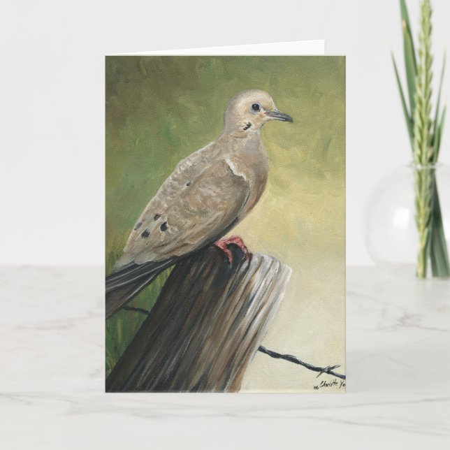 "Mourning Dove" Art Reproduction Notecards (Front)