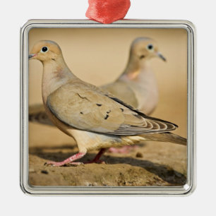 Mourning Dove Metal Tree Decoration