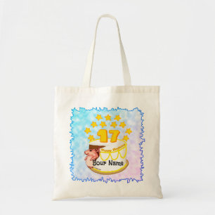  Mouse 17 Year Old Birthday tote bags