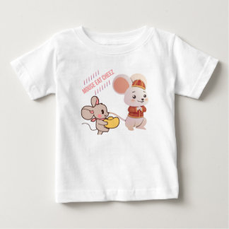 : Mouse and Cheese Delight Baby T-Shirt