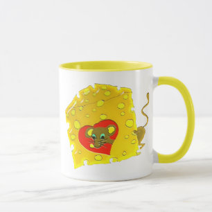 mouse and cheese mug